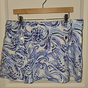 EUC Lilly Pulitzer Madison Skort Don't Be Jelly Size XL